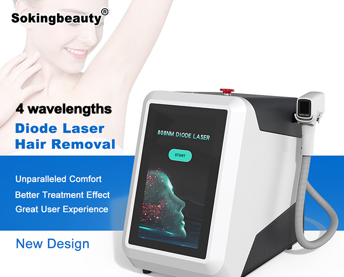 4 wavelength diode laser Device